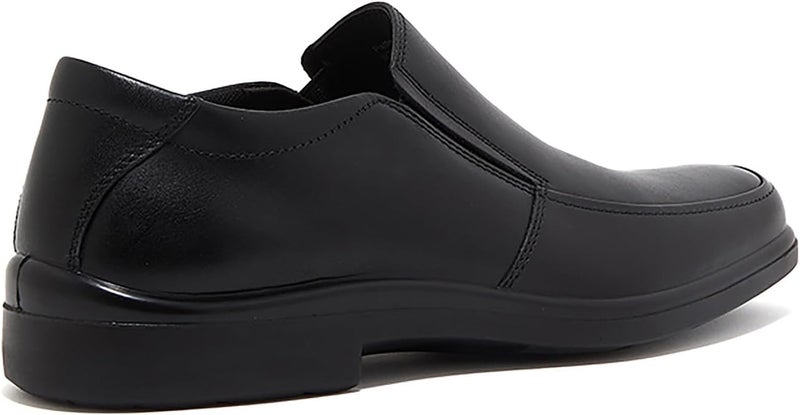 HUSH PUPPIES Black Leather Slip-On Shoes - Image 3