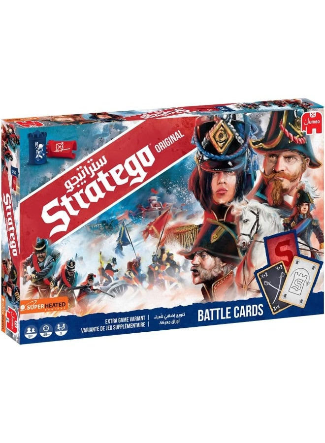 jumbo Stratego Original | 2 Players | Official Version | English, Arabic and French Language | Ages 8+ | Board Game - Image 1
