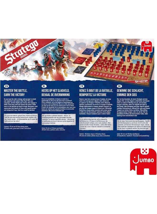 jumbo Stratego Original | 2 Players | Official Version | English, Arabic and French Language | Ages 8+ | Board Game - Image 5