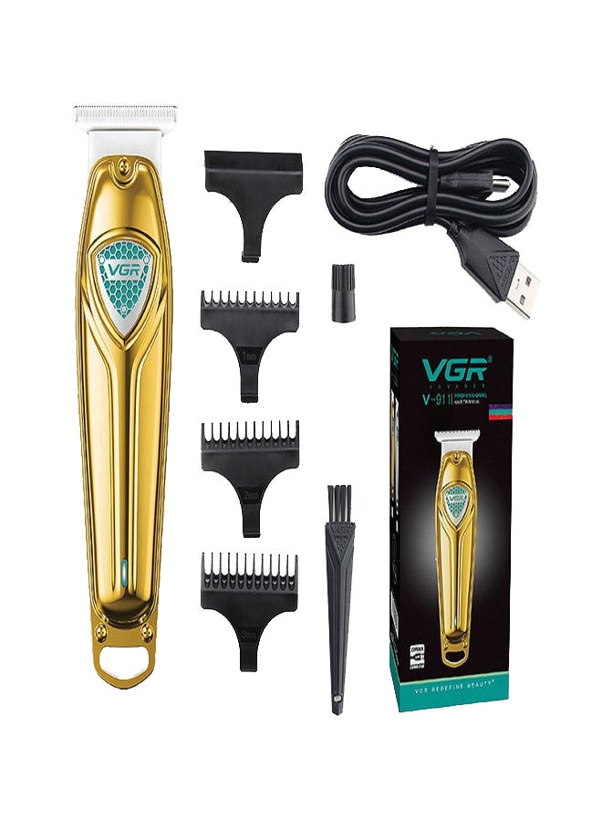 VGR V-911 Metal Professional Rechargeable Electric Barber Cordless Hair Clipper Beard Trimmer - Image 1