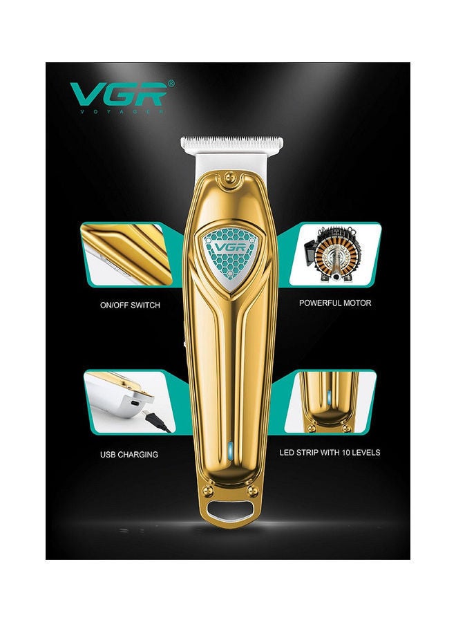 VGR V-911 Metal Professional Rechargeable Electric Barber Cordless Hair Clipper Beard Trimmer - Image 5