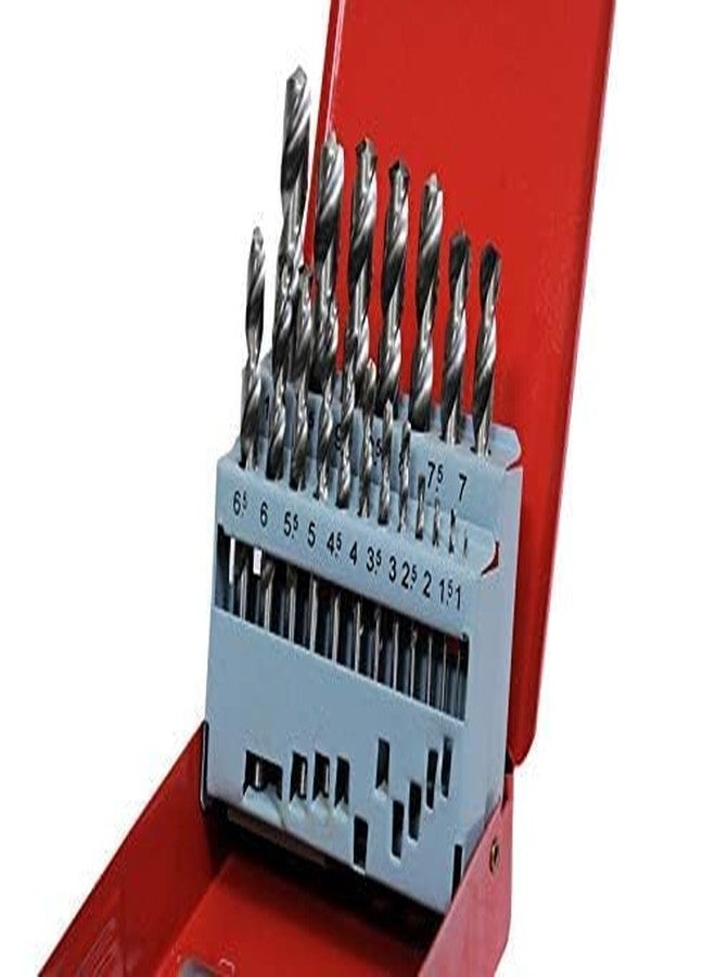 Jon Bhandari Tools 19pc HSS Drill Bit Set | Premium Jobber Straight Shank Bits for Metal, Wood, Plastic | Heavy Duty High Speed Steel Twist Drill Bits | DIN 338 Standard | Power Tool Accessory Kit - Image 2