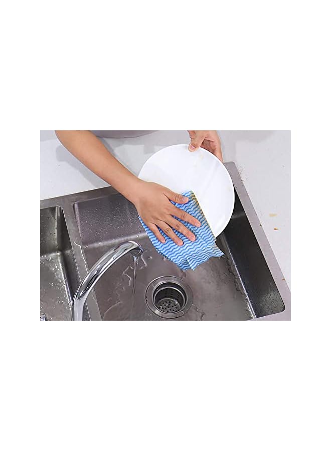SKY-TOUCH 3 Rolls Reusable Cleaning Wipe Sheet Multipurpose Towel Cleaning Cloth Disposable Nonstick Wiping Rags Household Paper Towels For Kitchen House Cleaning Cloth Towel 6974042151935 - Image 2