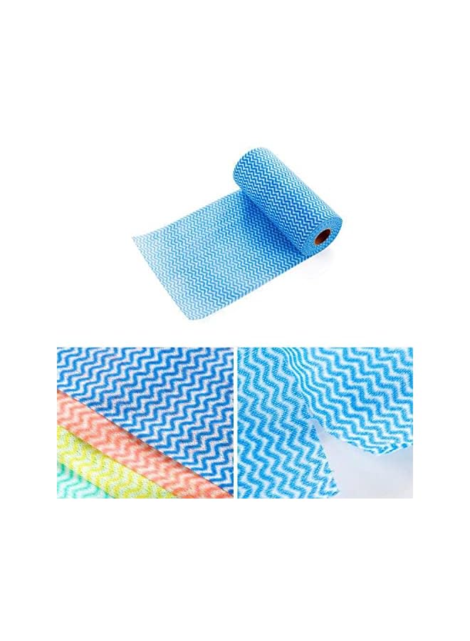 SKY-TOUCH 3 Rolls Reusable Cleaning Wipe Sheet Multipurpose Towel Cleaning Cloth Disposable Nonstick Wiping Rags Household Paper Towels For Kitchen House Cleaning Cloth Towel 6974042151935 - Image 3