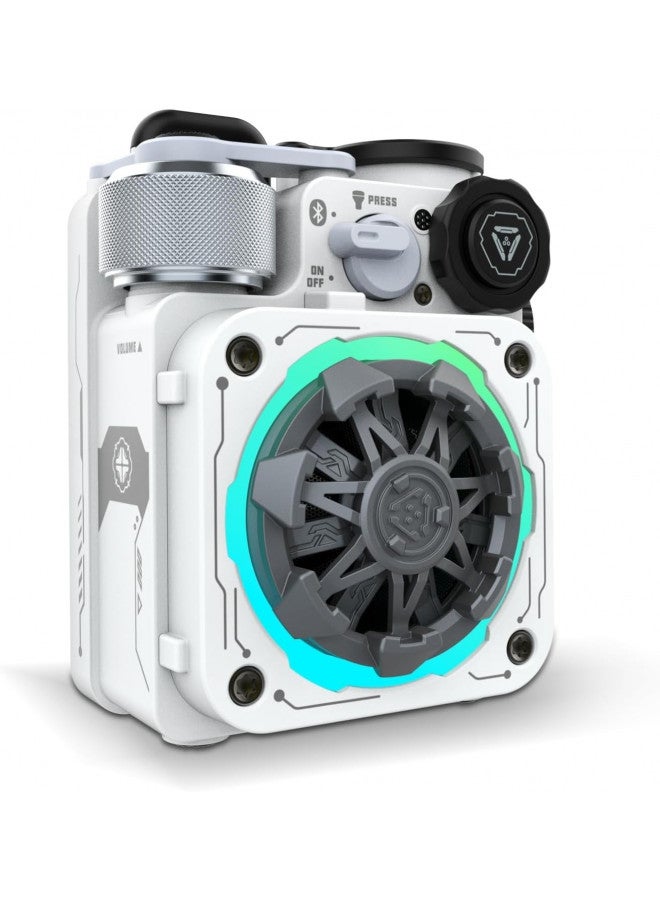 Muzen Cyber Cube-Pro Bluetooth Speaker, Bluetooth 5.0, Portable Speaker with Fidget Spinner, Crystal Clear Sound with RGB Led Light Wireless Speaker, Waterproof Speakers for Indoor Outdoor - Image 1