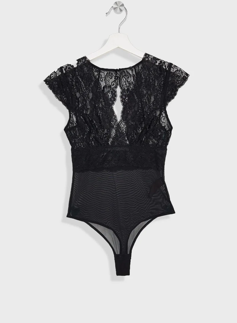 ONLY Lace High Leg Body