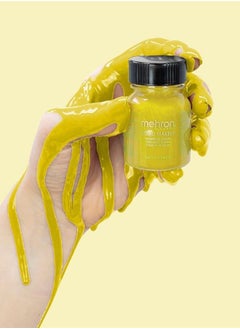 mehron Makeup Liquid Face & Body Paint (1 oz) (YELLOW)  - Image 2