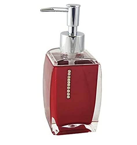 MAX HOME® Ceramic Liquid Dispenser Bottle Handwash Soap/Shampoo/Lotion Dispenser for Bathroom and Kitchen (1 Pc Random Color 400 ml) - Image 1