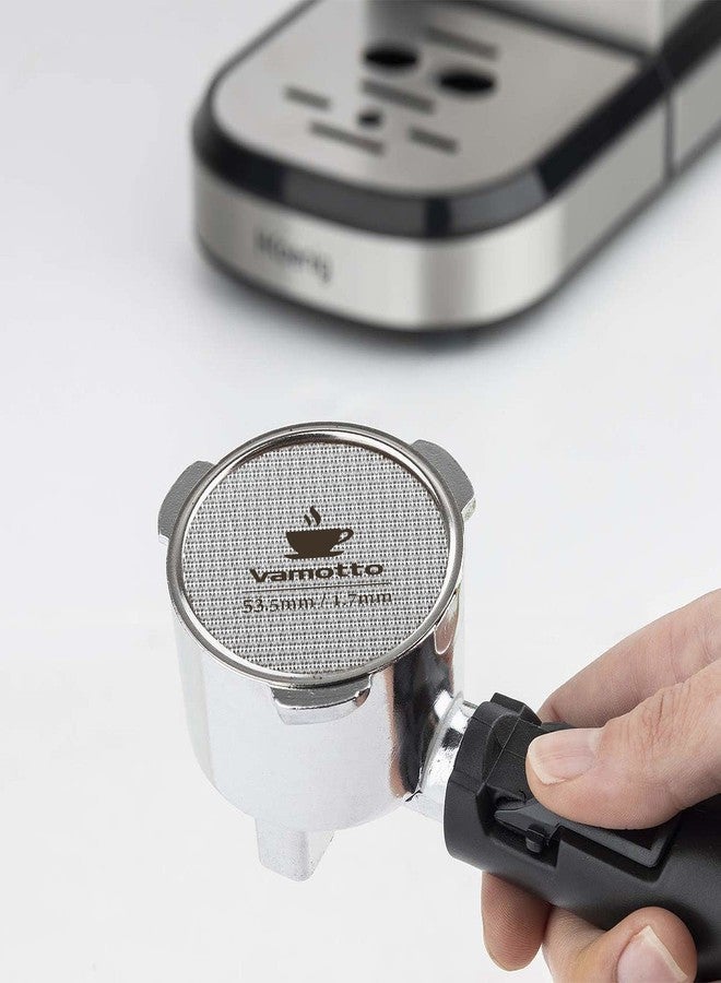 Vamotto 53.5mm Espresso Puck Screen, 316 Stainless Steel Espresso Shower Screen Professional Barista Espresso Portafilter Screen for Espresso Portafilter Filter Basket with 1.7mm Thickness 100μm - Image 3