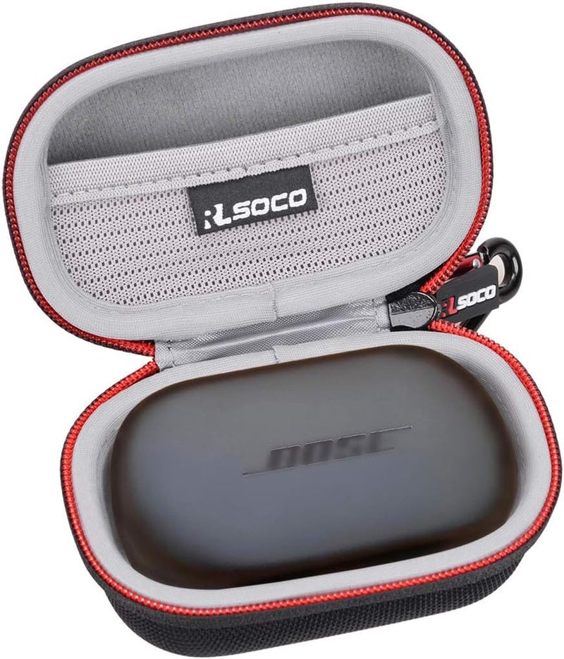 آر كيه باي كيس علبة صلبة من RLSOCO لسماعات Bose QuietComfort اللاسلكية المانعة للضوضاء / سماعات Bose Sport اللاسلكية الحقيقية (أسود) - Image 1