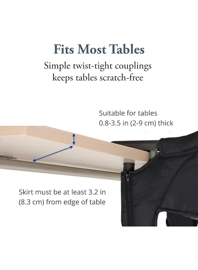 Inglesina Fast Table Chair (Dark Green) + Fast Dining Tray Plus - High Chair for Babies & Toddlers - Image 5