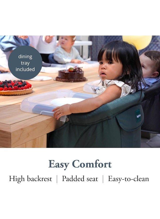Inglesina Fast Table Chair (Dark Green) + Fast Dining Tray Plus - High Chair for Babies & Toddlers - Image 4