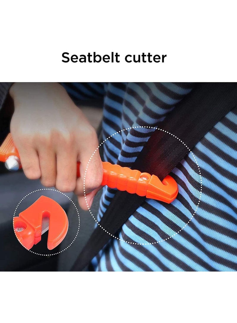ATRJSZ Emergency Car Escape Tool (2 Pack) with Window Break Hammer and Seat Belt Cutter, Life Saving Safety Gear for Quick Vehicle Exit - Image 4