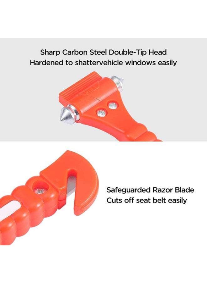 ATRJSZ Emergency Car Escape Tool (2 Pack) with Window Break Hammer and Seat Belt Cutter, Life Saving Safety Gear for Quick Vehicle Exit - Image 2