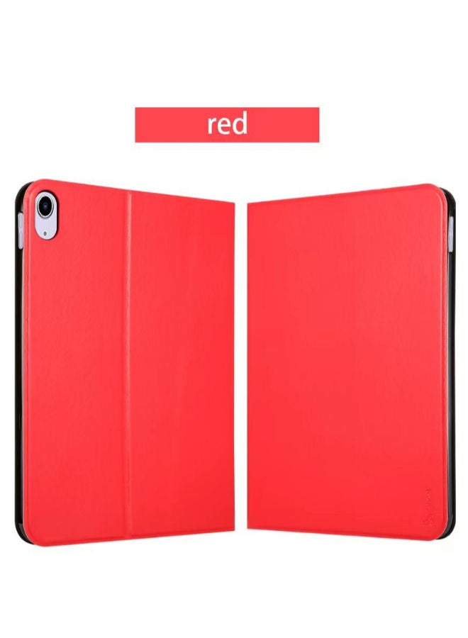 Cat - Cot For iPad 7/8/9/Air 3 10.2" and 10.5" Magnetic Flip Folio Stand Cover Leather Smart Case Red - Image 1