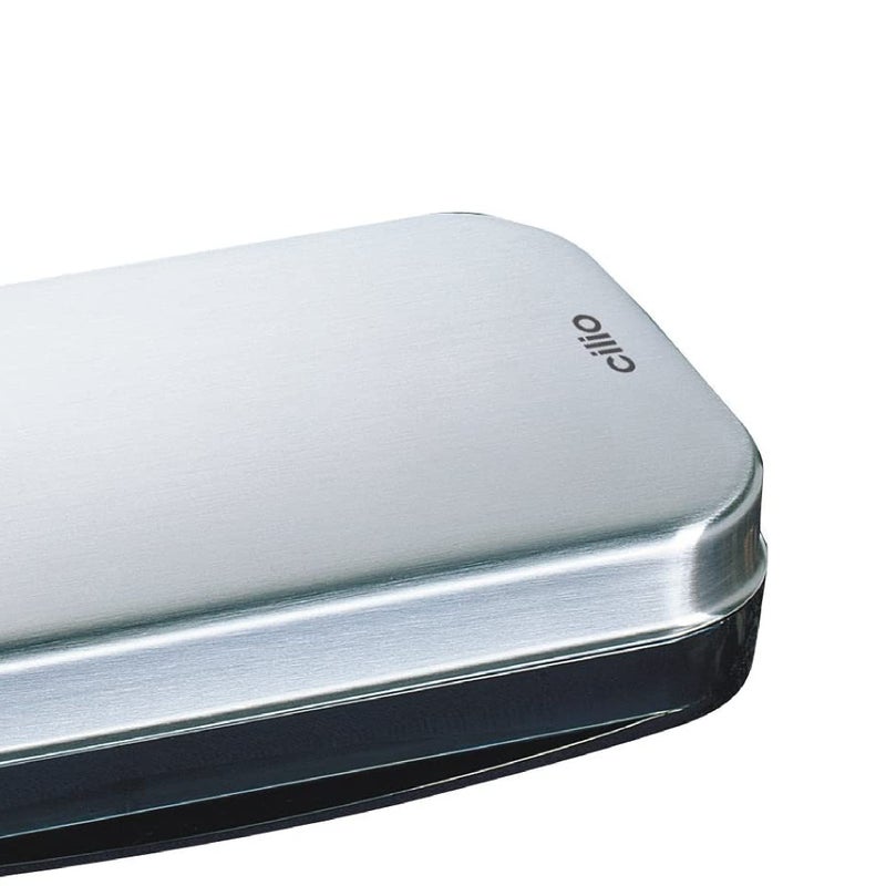 Cilio 18/10 Stainless Steel Table Crumb Remover,Silver/Black - Image 4