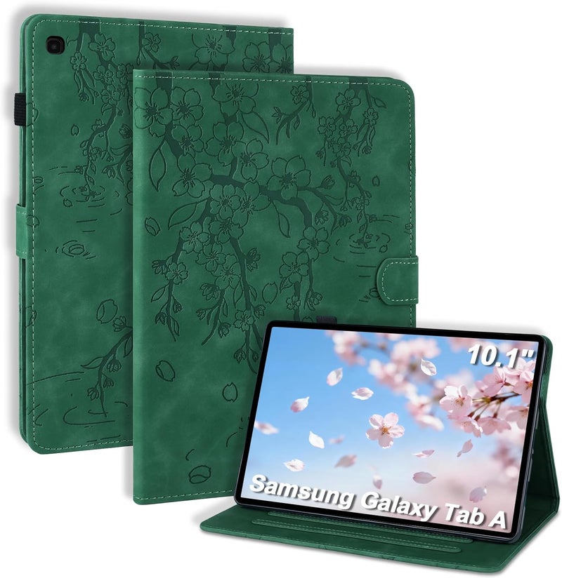 LSPCASA غلاف جهاز لوحي متوافق مع Samsung Galaxy Tab S2 مقاس 9.7 بوصة مع حامل وقشرة واقية - نمر ملون - Image 1
