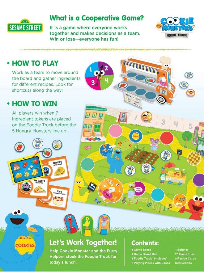 MasterPieces 42212: Sesame Street - Cookie Monster Cooperative Game - Image 4