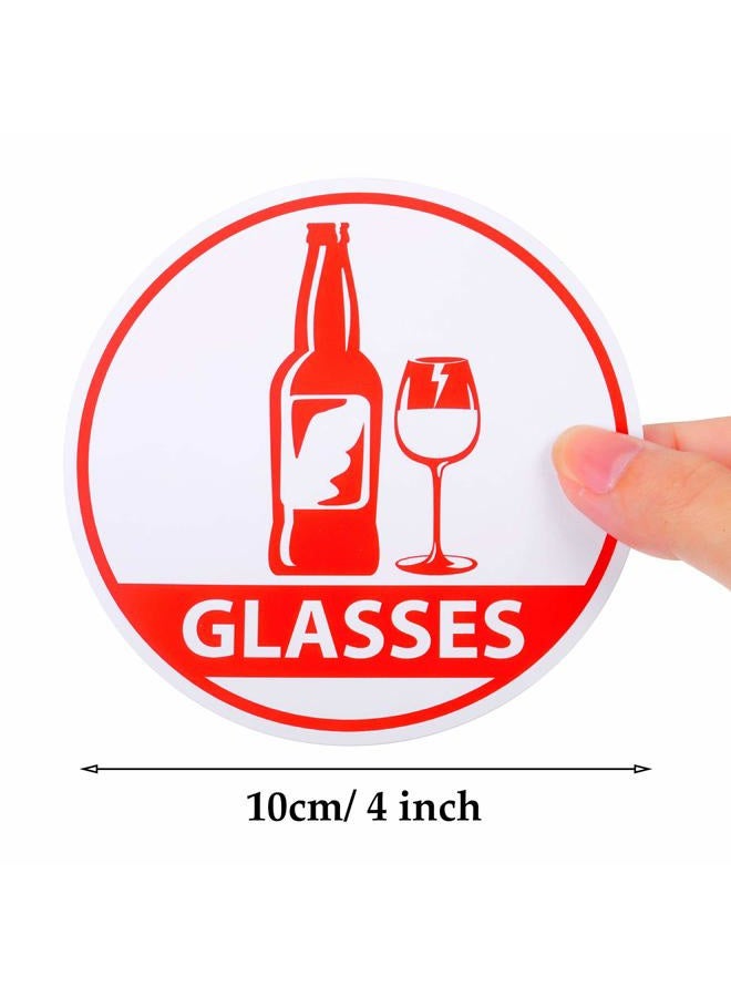 Outus 6 Pieces Recycle Sticker Decal for Trash Can, Re-Adjustable Waterproof Bin Labels Paper Metal Plastic Glass Waste Sorting Recycling Sticker Sign for Use in Home and Office - Image 2