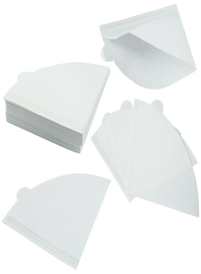 Rierdge 200 Count Coffee Filter, 01 White Natural Cone Coffee Filter Paper fit for Drip Coffee Dripper - Image 4