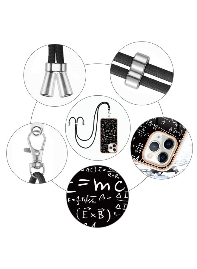 Zaboon Case For iPhone 11 Pro Electroplating Dual-side IMD Phone Case with Lanyard - Image 4