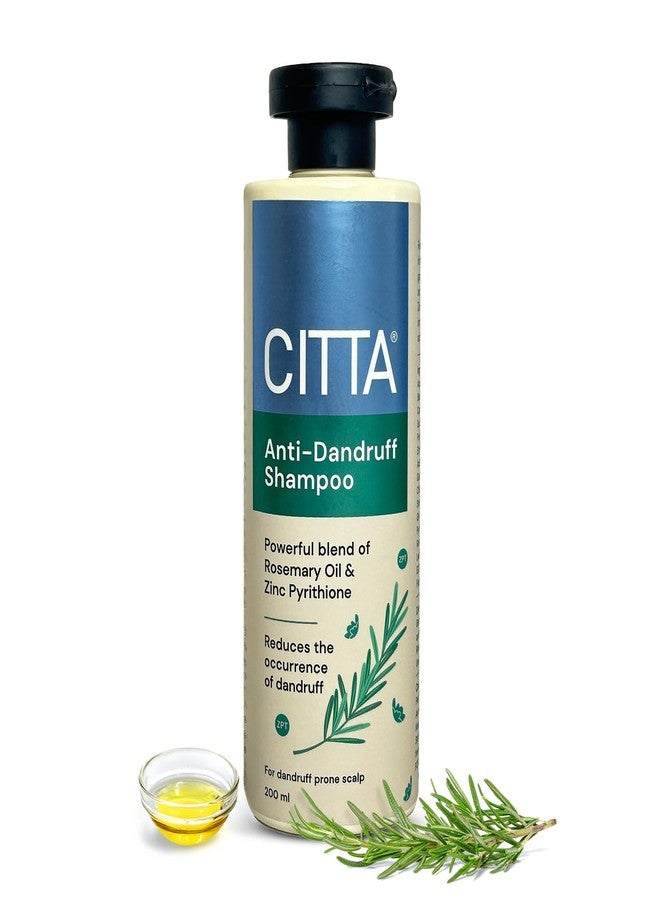 سيتا شامبو سيتا المضاد للقشرة للرجال والنساء - تركيبة مختبرة من قبل أطباء الجلدية | يقلل القشرة ويهدئ الحكة بفضل بيريثيون الزنك، بيروكتون أولامين، وزيت إكليل الجبل | يرطب فروة الرأس ويقوي الشعر | مناسب لجميع أنواع الشعر | 200 مل - Image 1