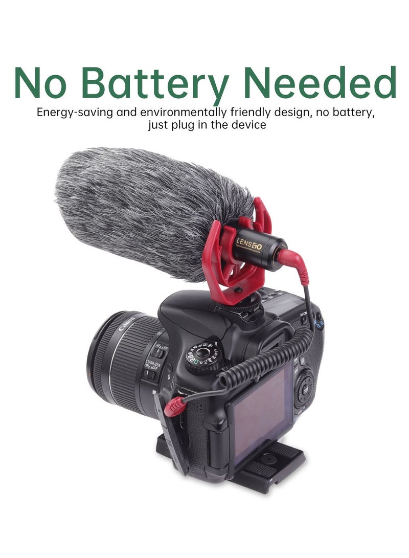 LENSGO LENSGO Microphone Shotgun Model LYM-DMM2: Another model of LENSGO shotgun microphone, providing professional-grade audio recording capabilities for various applications.  - Image 1
