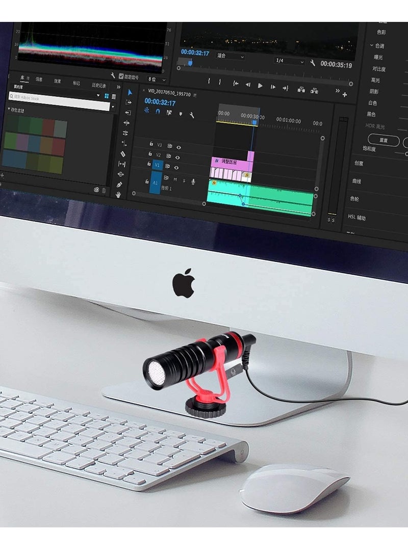 LENSGO LENSGO Microphone Shotgun Model LYM-DMM2: Another model of LENSGO shotgun microphone, providing professional-grade audio recording capabilities for various applications.  - Image 2