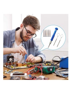 Excefore Precision Screwdriver Set, 5-in-1 Multifunctional Micro Screw Driver(torxT5/T6,+1.5,-2.0,star0.8) & 3-in-1 Mini Keychain for Watch,Phone, Eyeglasses, Electronics Repair  - Image 2