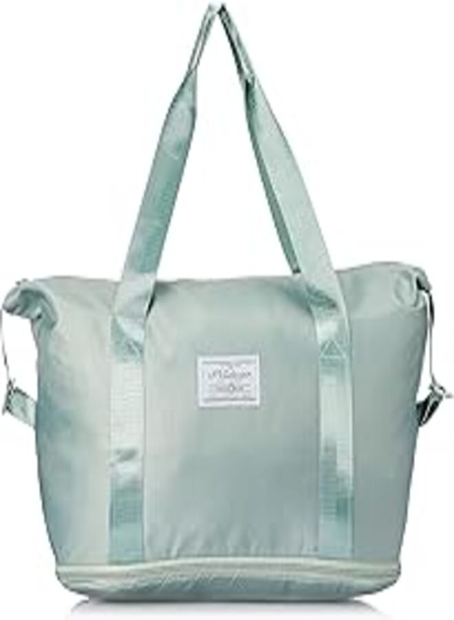 OX Polyester Light Green Duffle Bag OX-27 For Unisex, Size 40D*30W*15H
