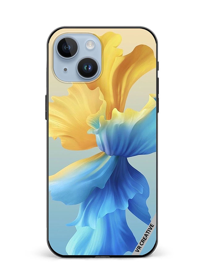 VR CREATIVE Protective Case Cover For Apple iPhone 15 Plus Flower Design Multicolour - Image 1
