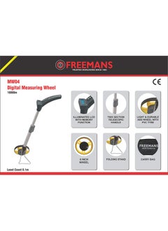 FREEMANS FREEMANS Professional 15cm (6) 10km Digital Measuring Wheel  - Image 2
