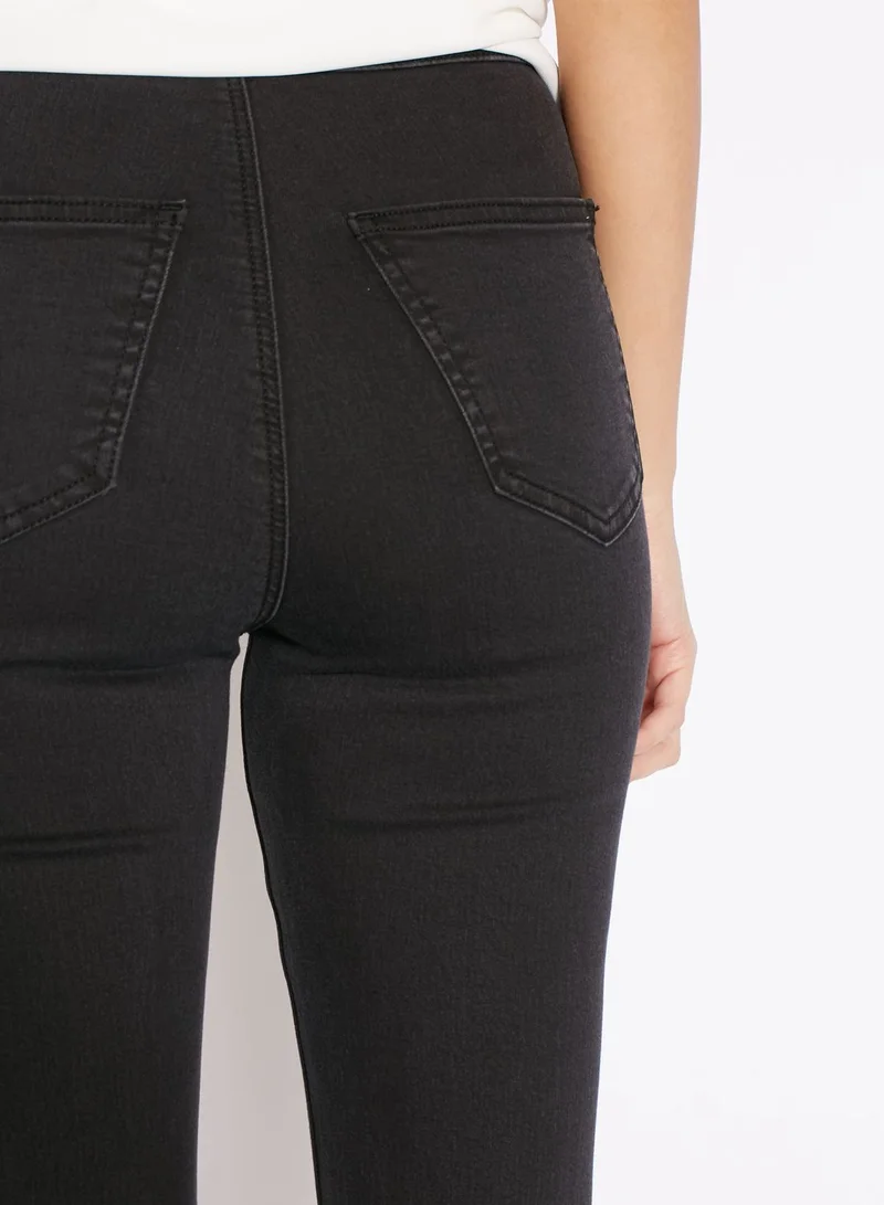 TOPSHOP Joni Ripped Super High Waist Skinny Jeans