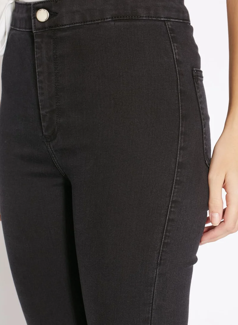 TOPSHOP Joni Ripped Super High Waist Skinny Jeans