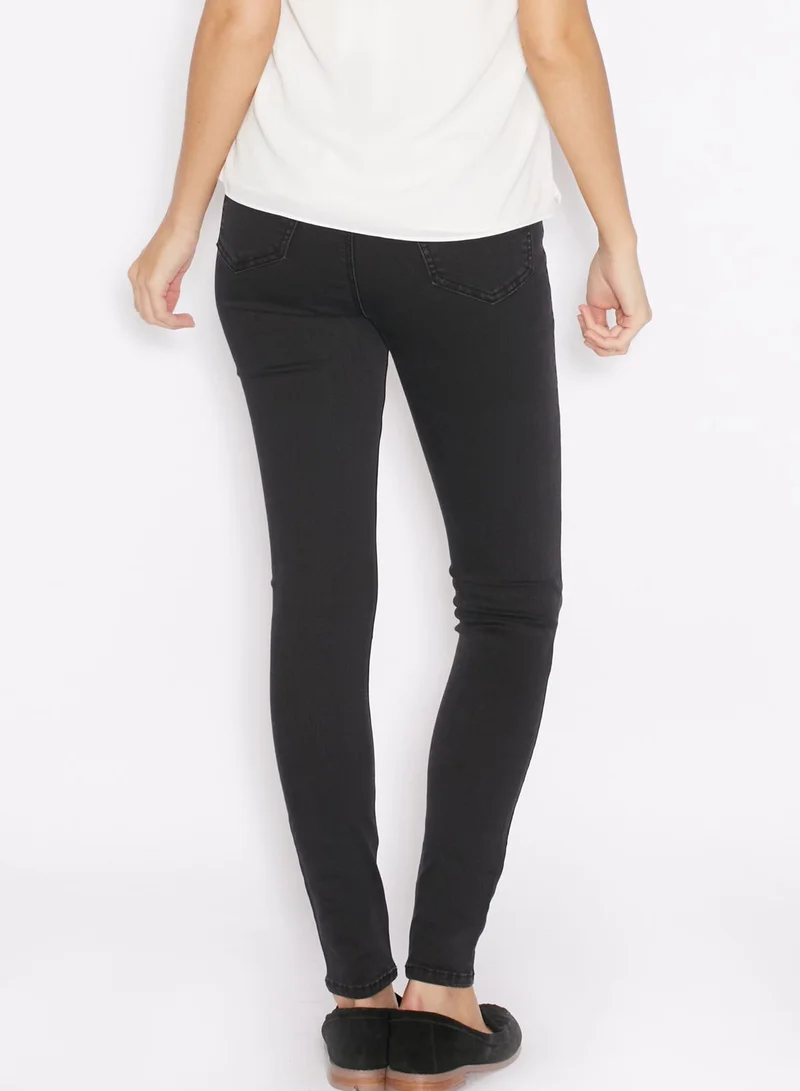 TOPSHOP Joni Ripped Super High Waist Skinny Jeans