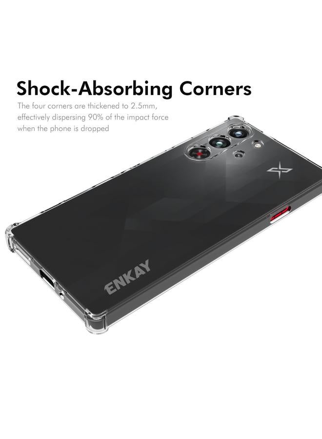 ENKAY Case For ZTE Nubia Red Magic 10 Pro Clear TPU Shockproof Anti-slip Phone Case - Image 2