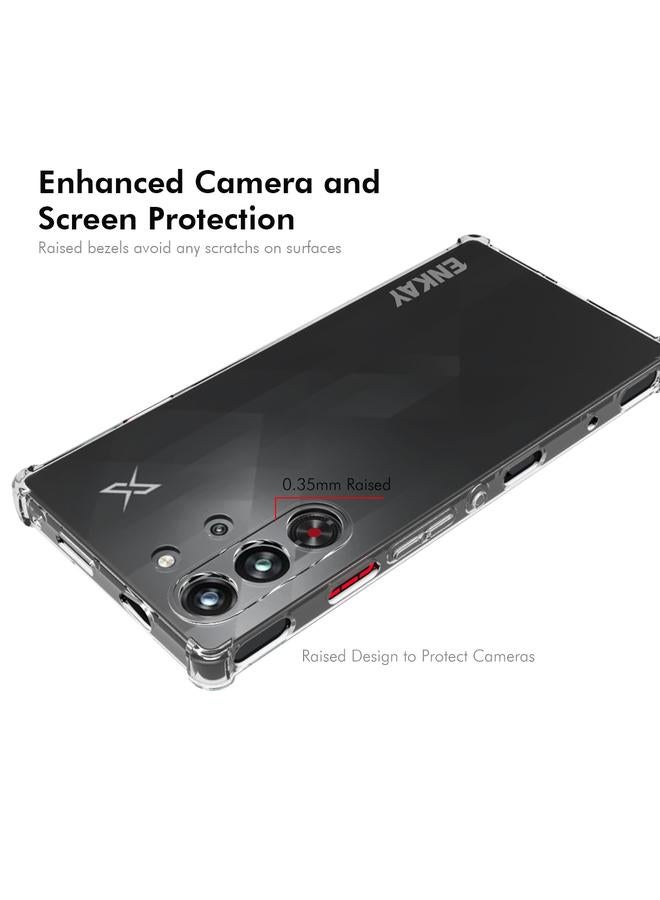 ENKAY Case For ZTE Nubia Red Magic 10 Pro Clear TPU Shockproof Anti-slip Phone Case - Image 3