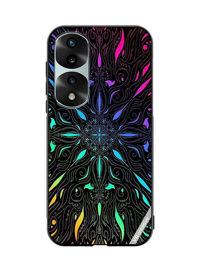 VR CREATIVE Protective Case Cover For Honor 70 Pro plus Mandala Design Multicolour - Image 1