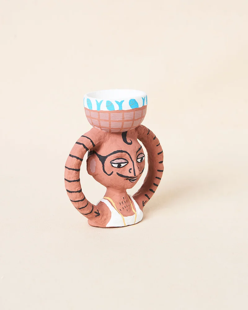 تشامباك حامل شموع باليه من الورق المعجن | ضائع في الجنة