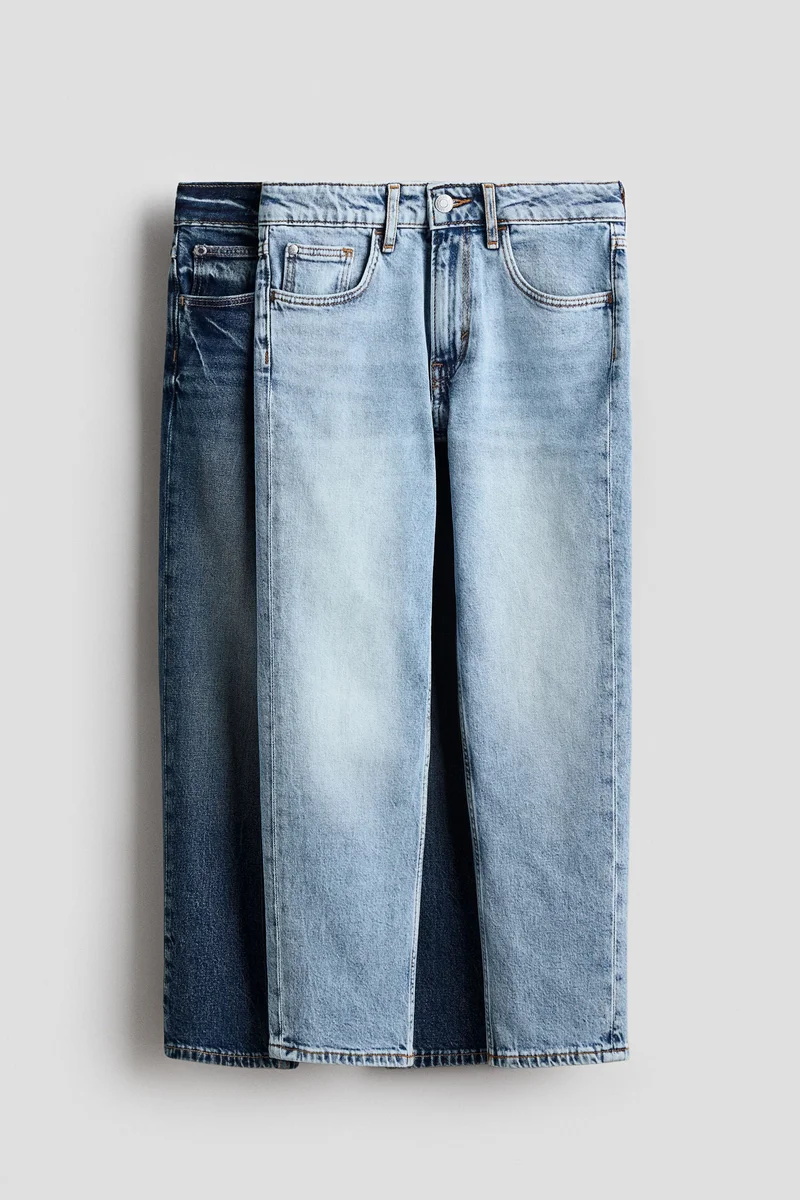 H&M 2-pack Comfort Stretch Relaxed Fit Jeans