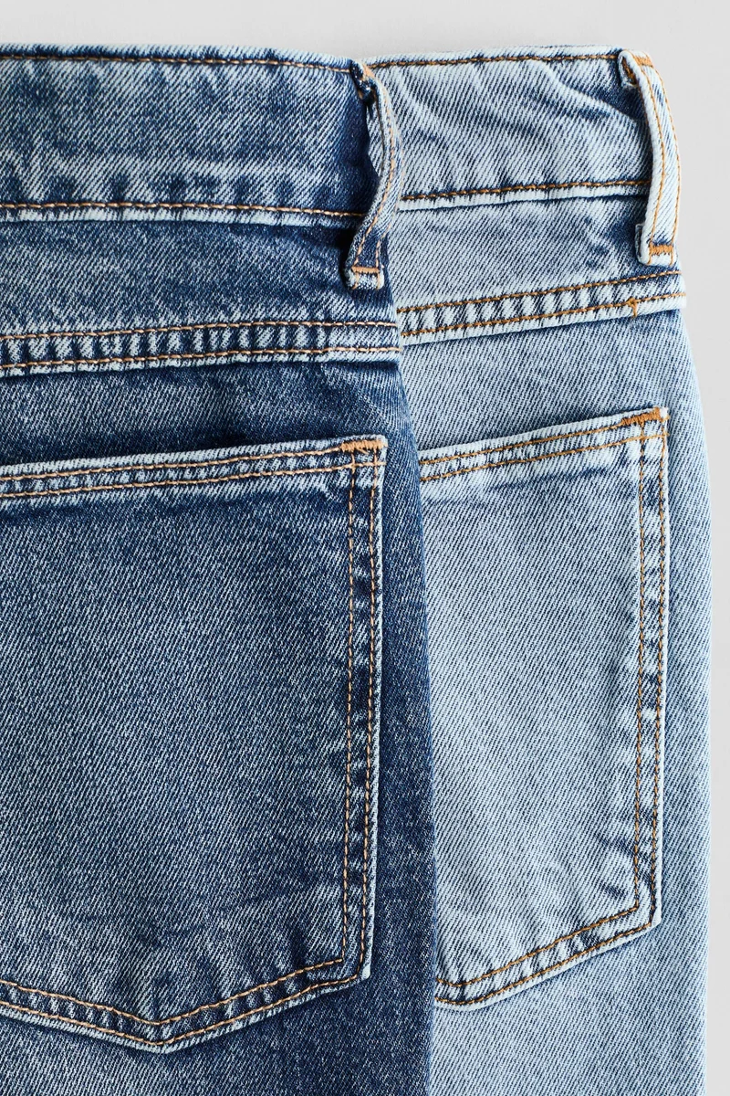 H&M 2-pack Comfort Stretch Relaxed Fit Jeans