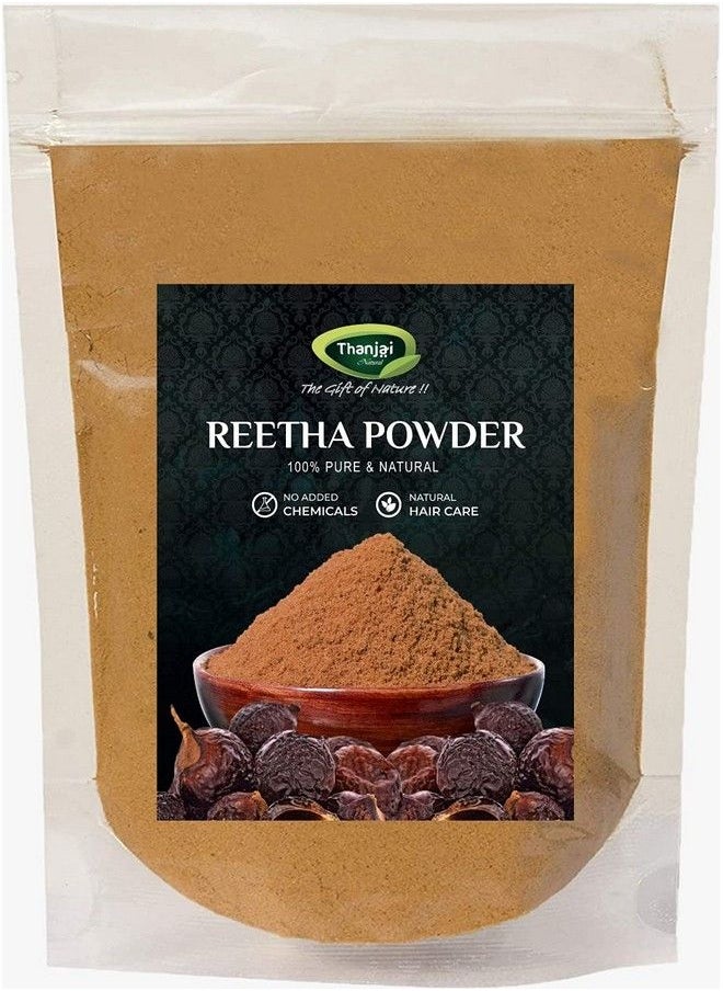 Thanjai Natural مسحوق ريثا طبيعي نقي 100% (سابيندوس موكوروسي) 250 جم  - Image 2