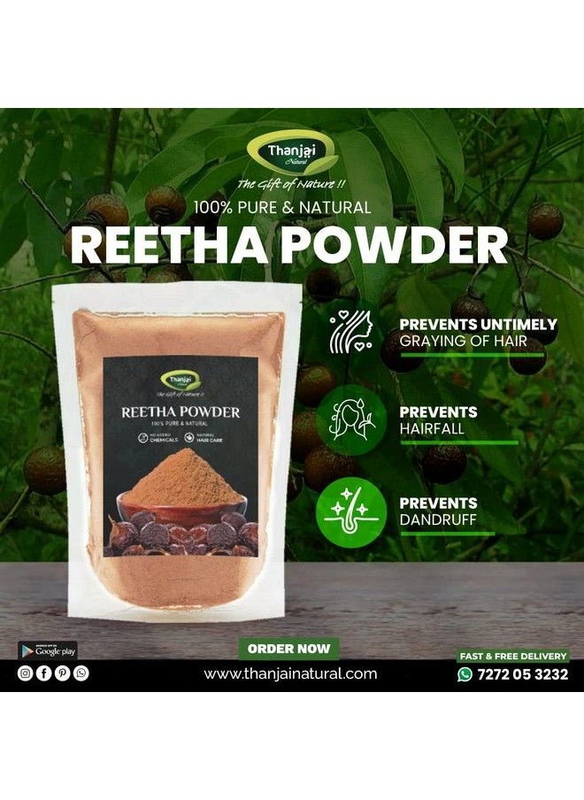 Thanjai Natural مسحوق ريثا طبيعي نقي 100% (سابيندوس موكوروسي) 250 جم  - Image 5