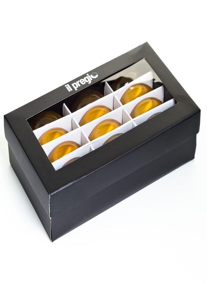 il pregio Gold Napkin Rings, Elegant Décor Colored Resin Napkin Holder Ring Set for Christmas, Thanksgiving, Dinner Parties, Weddings, Holidays, and Summer Winter Gathering | Value Pack of 6 | Amber - Image 4