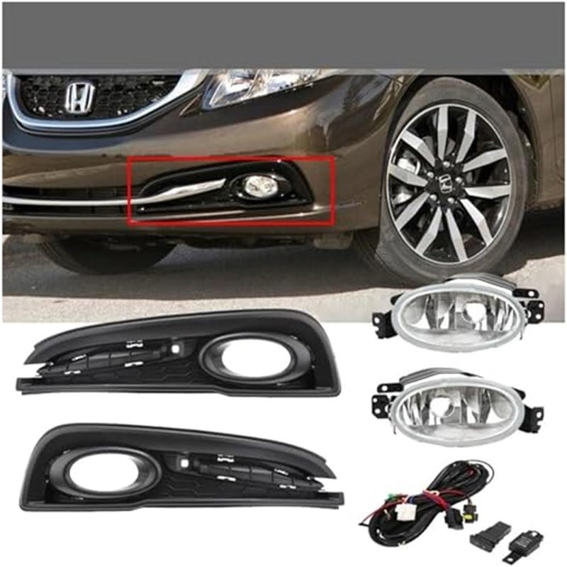 Vuzmode LED Fog Light Kit for 2013-2015 Honda Civic - Image 2