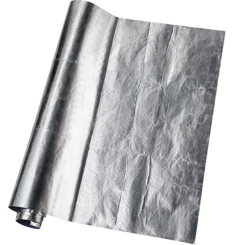 BBTO Heat Reflective Sheet Adhesive Backed Aluminized Fiberglass Heat Shield Tape Protection Barrier Heat Shield Resistant Material for Hose and Auto Use Heat Insulation Sheet(Silver, 12 x 24 Inch) - Image 5