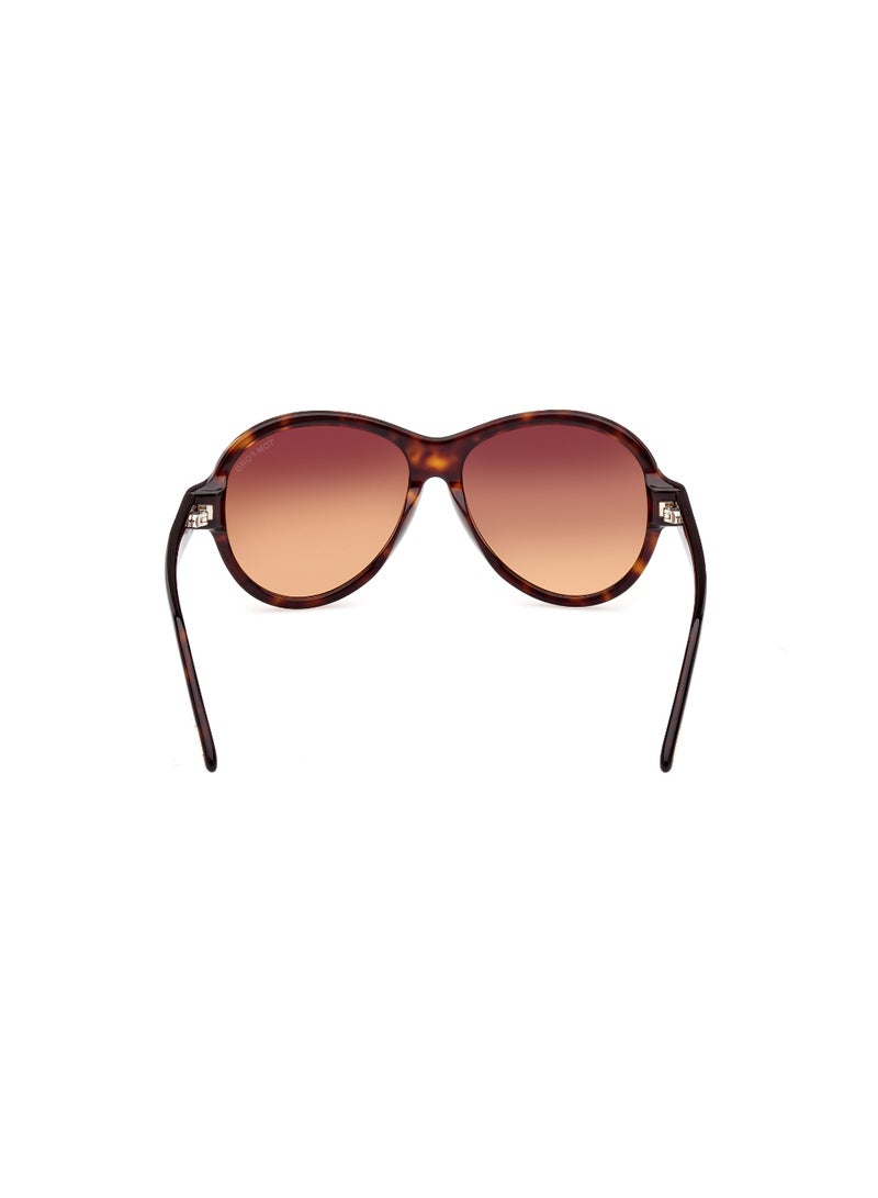 TOM FORD Rimless Acetate Brown Women Sunglass - Image 4