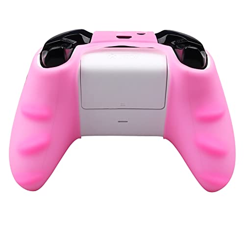 RALAN Cherry Blossoms Skin , Sakura Silicone Controller Cover Skin Protector Compatible for Xbox Ones Controller (Pink Pro Thumb Grip x 2 ,Pink Cat Grips x 2 ,Skull Cap x 2). - Image 3