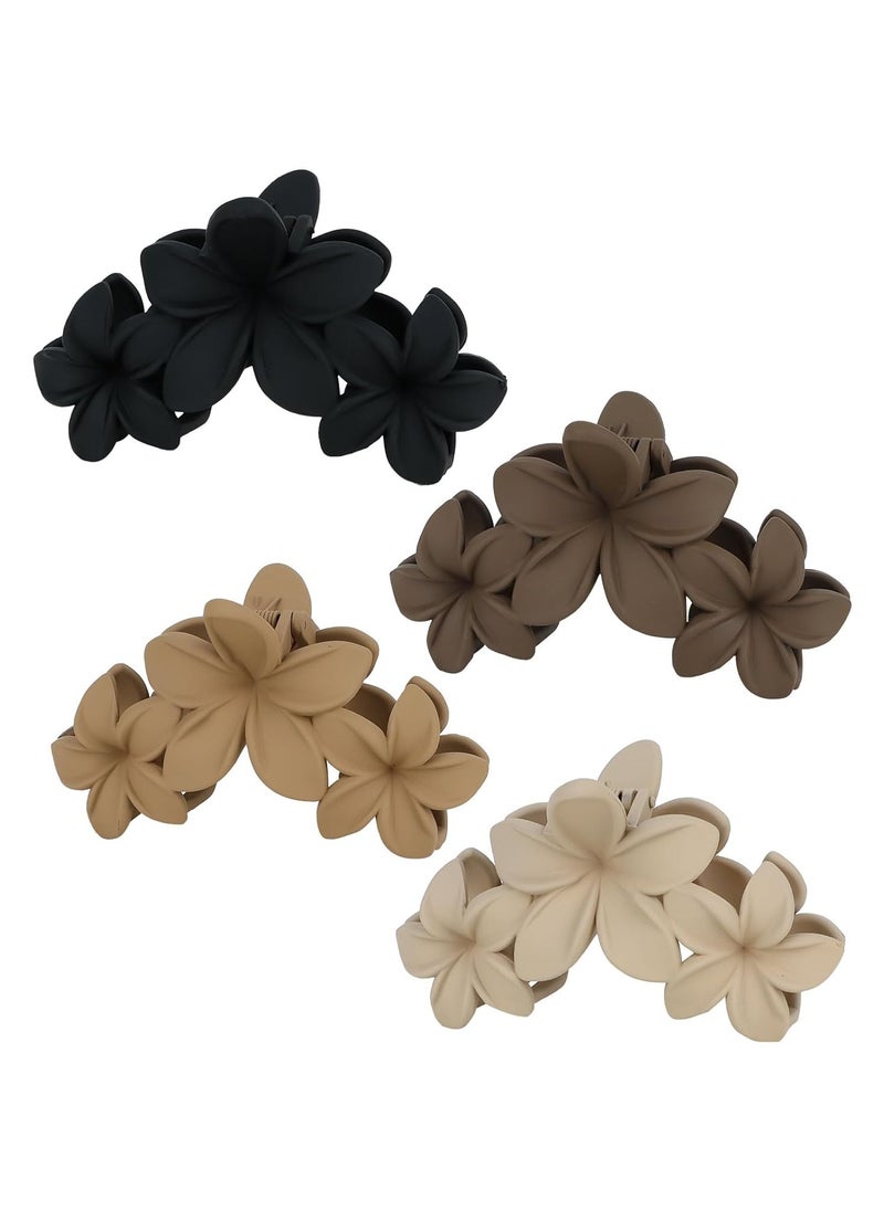 4PCS Plumeria Flower Hair Clips - Large Non-Slip Matte Claw Clips for Women, Strong Hold Beach Hair Accessories - pzsku/Z54E1BF73B4C57AA3F2D6Z/45/_/1736225296/ec942d0b-87d1-42da-a6bb-859ce5184766