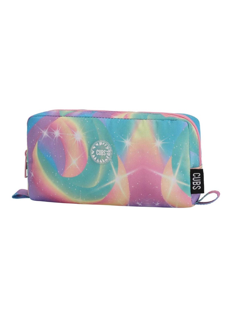 CUBS Mermaid Frappe Print Waterproof pencil case pouch with zip closure - Image 2